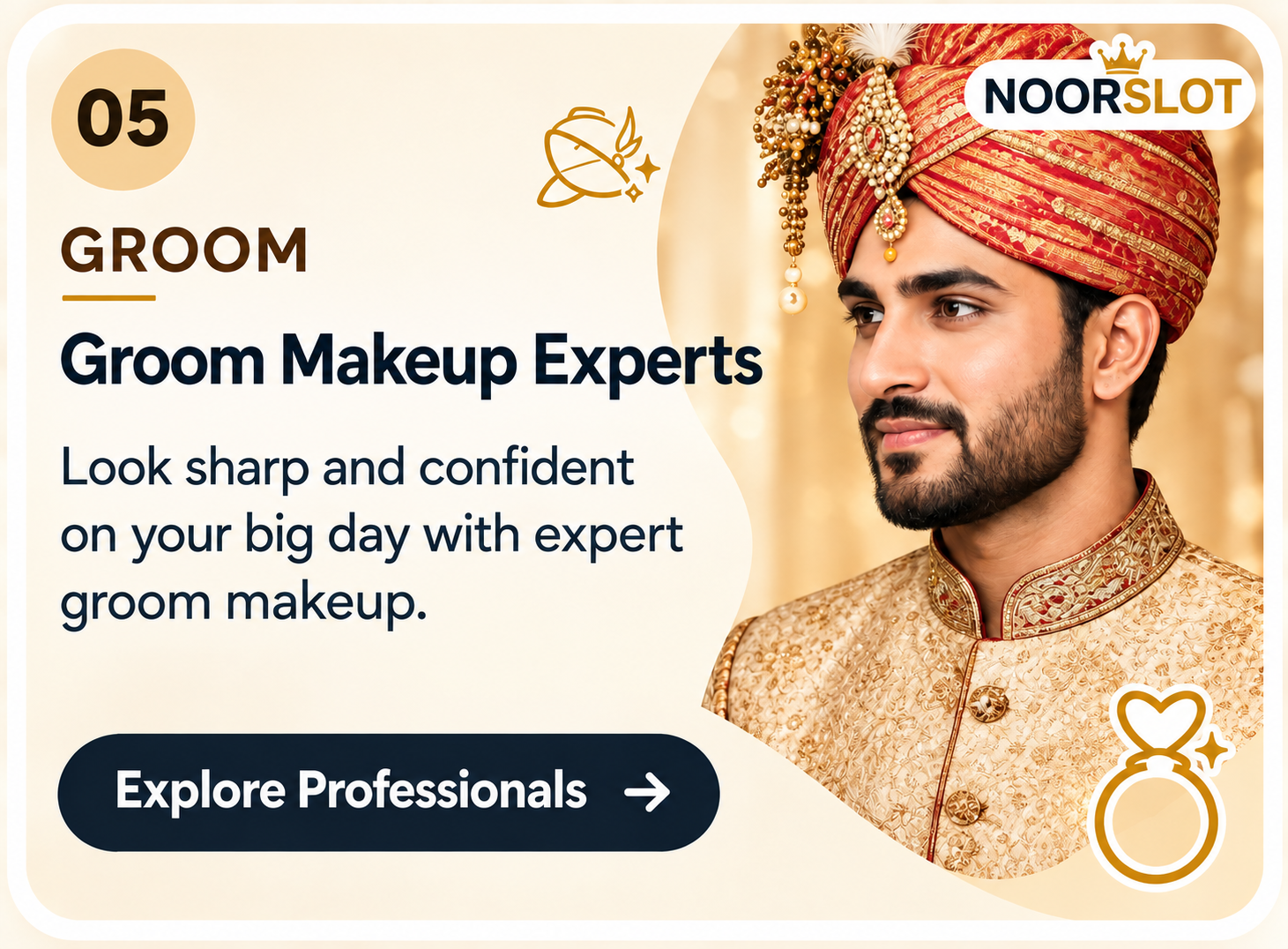Groom styling professionals