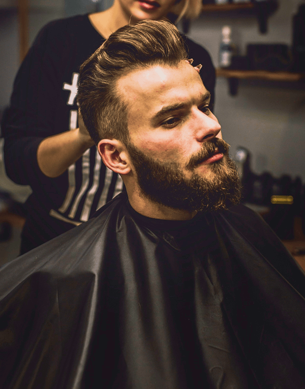 Hair and beard cutting services